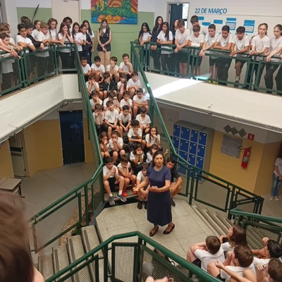 prédio de salas em dois andares, Colégio Posicruz
